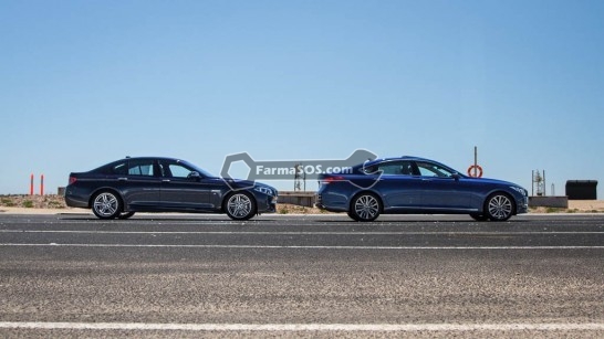2014 HYUNDAIandBMW 528i vs genesis comparison 46 546x307 مقایسه ی هیوندای جنسیس و BMW سری 5