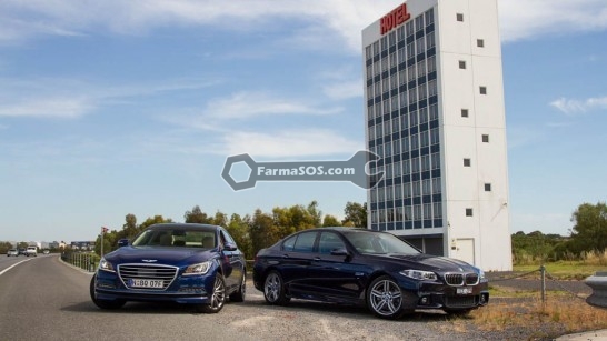 2014 HYUNDAIandBMW 528i vs genesis comparison 67 546x307 مقایسه ی هیوندای جنسیس و BMW سری 5