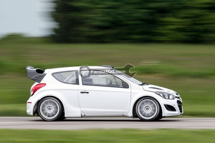 Hyundai i20 WRC Right Side Track مدل N پرفورمنس هیوندای برای سال 2017